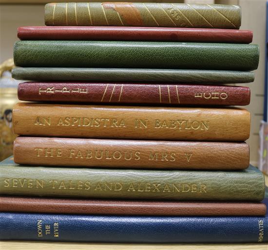 Bates, H.E. - Morocco Bound Volumes - The Fabulous Mrs V. uncorrected proofs with printed wrappers bound-in,